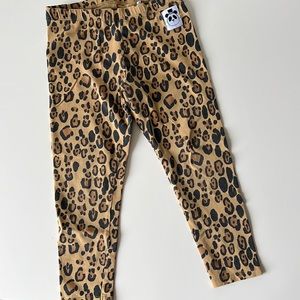 Mini Rodini, organic leopard leggings